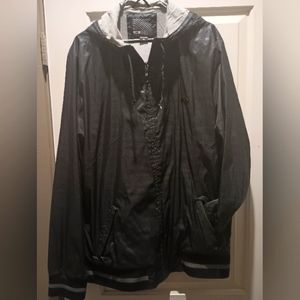 Oakley Men's Black Rain Lined Hooded Jacket XL